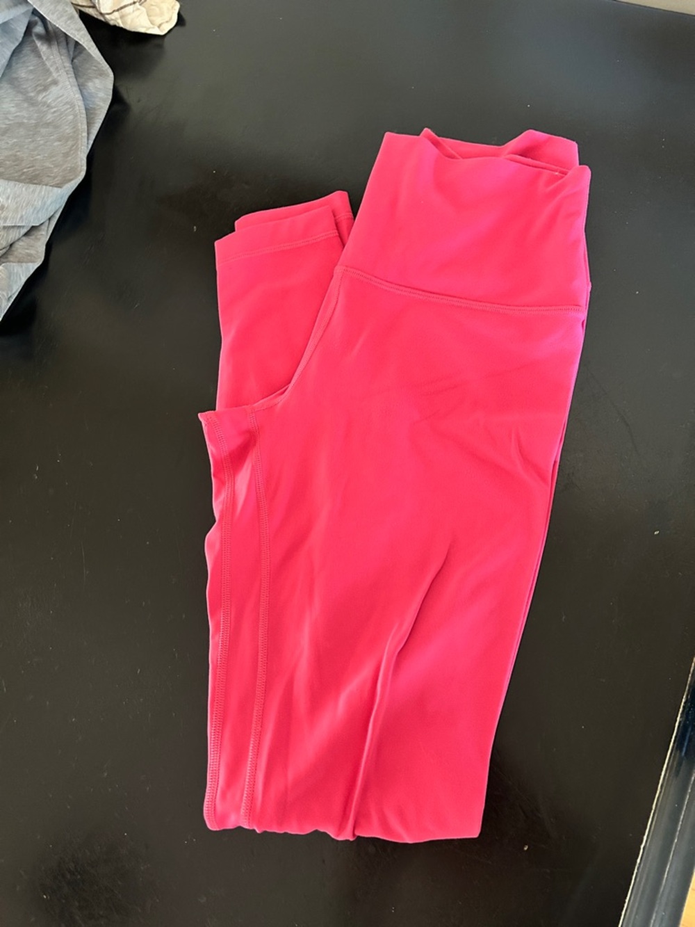 Lululemon Align leggings, bright pink, size 8
